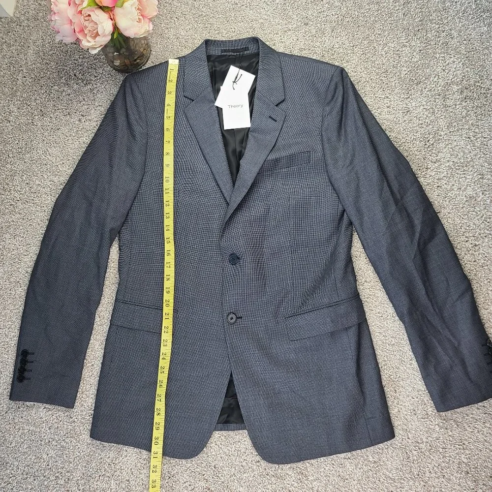 Theory Men's Gray Two-Button Sport Coat